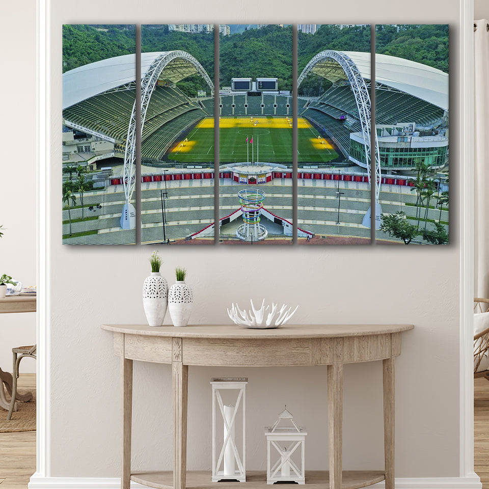 Hong Kong Rugby Stadium, Stadium Canvas, Sport Art, Gift for him, Multi Panels B, Canvas Prints Wall Art Decor