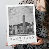 Hong Kong Black And White Art Canvas Prints Wall Art Home Decor
