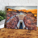 Hoover Dam Hoover Dam Dam Natural Landmarks Canvas Wall Art - Canvas Prints, Prints for Sale, Canvas Painting, Canvas On Sale