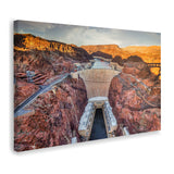 Hoover Dam Hoover Dam Dam Natural Landmarks Canvas Wall Art - Canvas Prints, Prints for Sale, Canvas Painting, Canvas On Sale