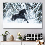 Horse Black Horse Decor Horse Print Landscape Canvas Prints Wall Art Home Decor - Painting Canvas, Ready to hang