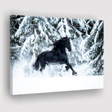 Horse Black Horse Decor Horse Print Landscape Canvas Prints Wall Art Home Decor - Painting Canvas, Ready to hang