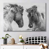 Horse Black White Horse Black And Landscape Canvas Prints Wall Art Home Decor - Painting Canvas, Ready to hang