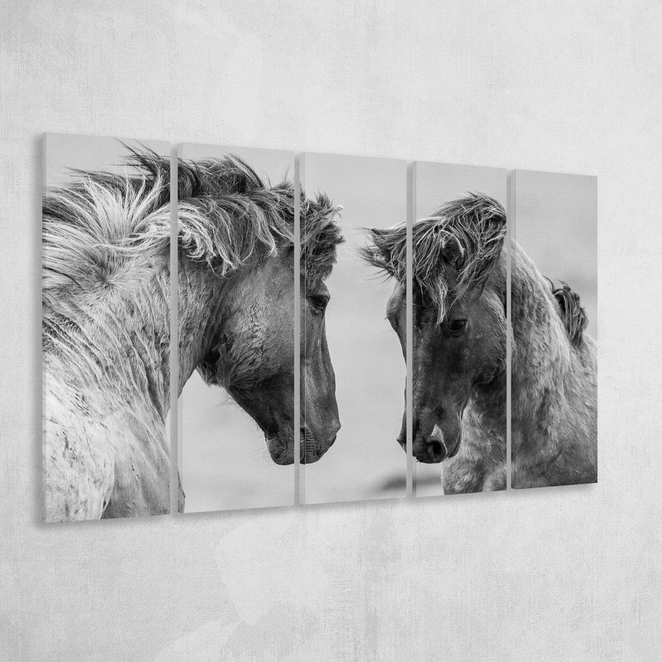 Horse Black White Horse Black And Extra Large Canvas Prints Multi Panels B Wall Art Prints Home Decor