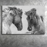 Horse Black White Horse Black And Landscape Canvas Prints Wall Art Home Decor - Painting Canvas, Ready to hang