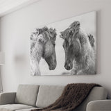 Horse Black White Horse Black And Landscape Canvas Prints Wall Art Home Decor - Painting Canvas, Ready to hang