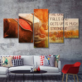 Horse Wall Art 5 Piece Canvas Prints Wall Art - Painting Prints, Wall Decor,Multi Panel