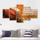 Horse Wall Art 5 Piece Canvas Prints Wall Art - Painting Prints, Wall Decor,Multi Panel