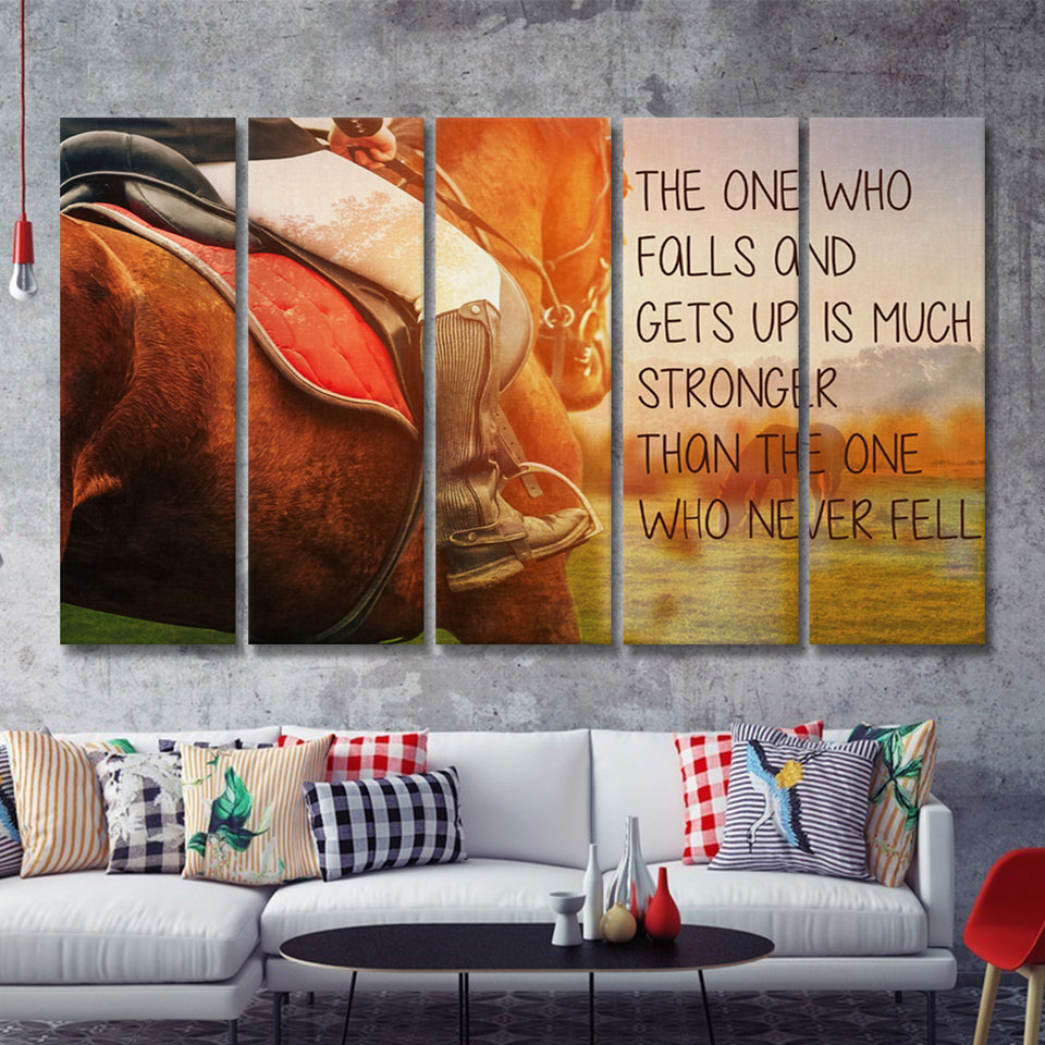 Horse Wall Art 5 Piece Canvas Prints Wall Art - Painting Prints, Wall Decor,Multi Panels