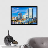 Hotels In Downtown Jacksonville Framed Wall Art Prints - Framed Prints, Prints for Sale, Framed Art