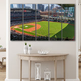 Houston Astros Stadium Canvas Prints Minute Maid Park Wall Art,Multi Panels B,Sport Stadium Art Prints, Fan Gift