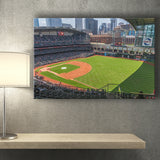 Houston Astros Stadium Canvas Prints Minute Maid Park Wall Art,Sport Stadium Art Prints, Fan Gift, Wall Decor
