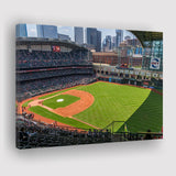 Houston Astros Stadium Canvas Prints Minute Maid Park Wall Art,Sport Stadium Art Prints, Fan Gift, Wall Decor