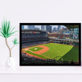 Houston Astros Stadium Art Prints Minute Maid Park Wall Art,Sport Stadium Art Prints, Fan Gift, Wall Decor