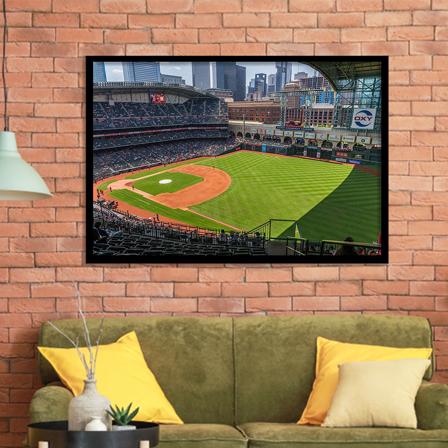 Houston Astros Stadium Art Prints Minute Maid Park Wall Art,Sport Stadium Art Prints, Fan Gift, Wall Decor