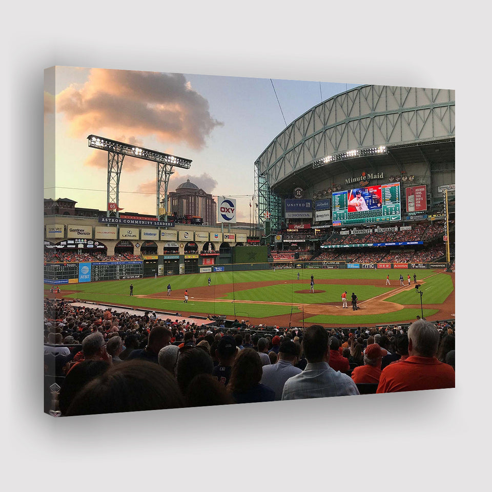 Houston Astros Wall Art Minute Maid Park Stadium Canvas Prints,Sport S –  UnixCanvas