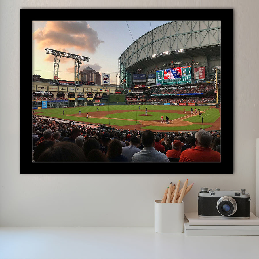 Houston Astros Wall Art Minute Maid Park Stadium Art Prints,Sport Stadium Art Prints, Fan Gift, Wall Decor
