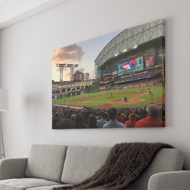 Houston Astros Wall Art Minute Maid Park Stadium Canvas Prints,Sport Stadium Art Prints, Fan Gift, Wall Decor