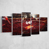 Houston Rockets, Stadium Canvas, Sport Art, Large Canvas, Multi Panels, Canvas Prints Wall Art Decor