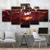 Houston Rockets, Stadium Canvas, Sport Art, Large Canvas, Multi Panels, Canvas Prints Wall Art Decor