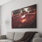 Houston Rockets, Stadium Canvas, Sport Art, Gift for him, Fan Gift, Canvas Prints Wall Art Decor