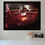 Houston Rockets, Stadium Canvas, Sport Art, Gift for him, Framed Art Prints Wall Art Decor, Framed Picture