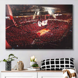 Houston Rockets, Stadium Canvas, Sport Art, Gift for him, Fan Gift, Canvas Prints Wall Art Decor