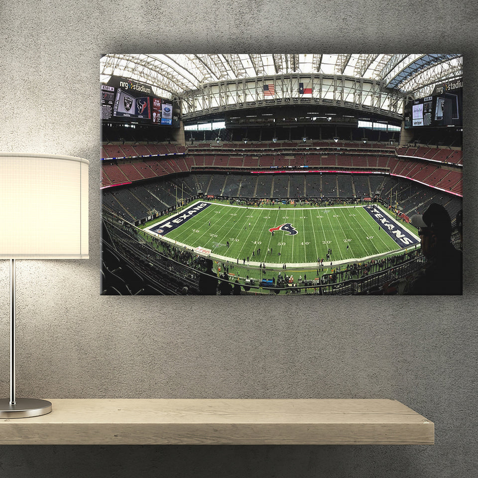 Houston Texans Stadium Canvas Prints NRG Stadium Wall Art Reliant,Sport Stadium Art Prints, Fan Gift, Wall Decor