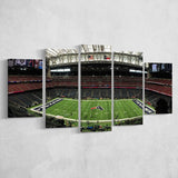 Houston Texans Stadium Canvas Prints NRG Stadium Wall Art Reliant,Multi Panels,Sport Stadium Art Prints, Fan Gift