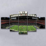 Houston Texans Stadium Canvas Prints NRG Stadium Wall Art Reliant,Multi Panels,Sport Stadium Art Prints, Fan Gift