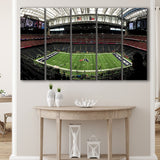 Houston Texans Stadium Canvas Prints NRG Stadium Wall Art Reliant,Multi Panels B,Sport Stadium Art Prints, Fan Gift