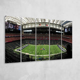 Houston Texans Stadium Canvas Prints NRG Stadium Wall Art Reliant,Multi Panels B,Sport Stadium Art Prints, Fan Gift