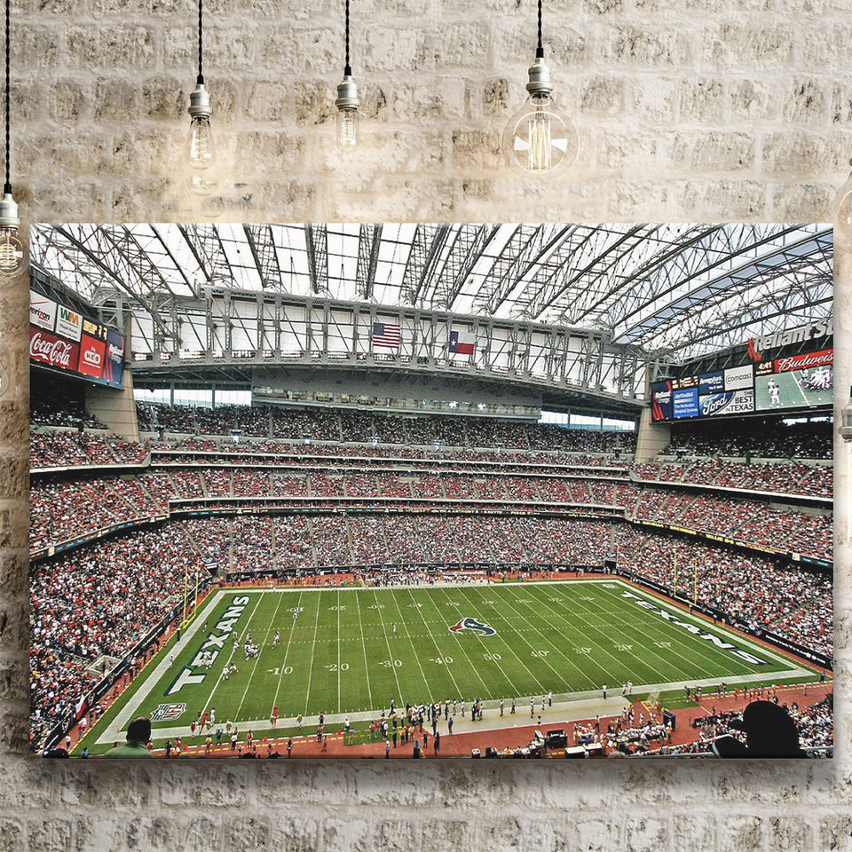 Houston Texans Wall Art NRG Stadium Canvas Prints Reliant,Sport Stadium Art Prints, Fan Gift, Wall Decor