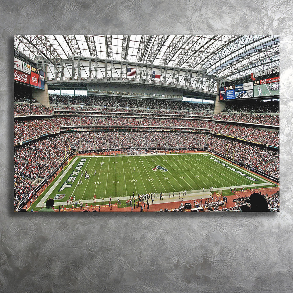 Houston Texans Wall Art NRG Stadium Canvas Prints Reliant,Sport Stadium Art Prints, Fan Gift, Wall Decor