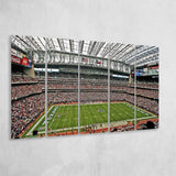 Houston Texans Wall Art NRG Stadium Canvas Prints Reliant,Multi Panels B,Sport Stadium Art Prints, Fan Gift