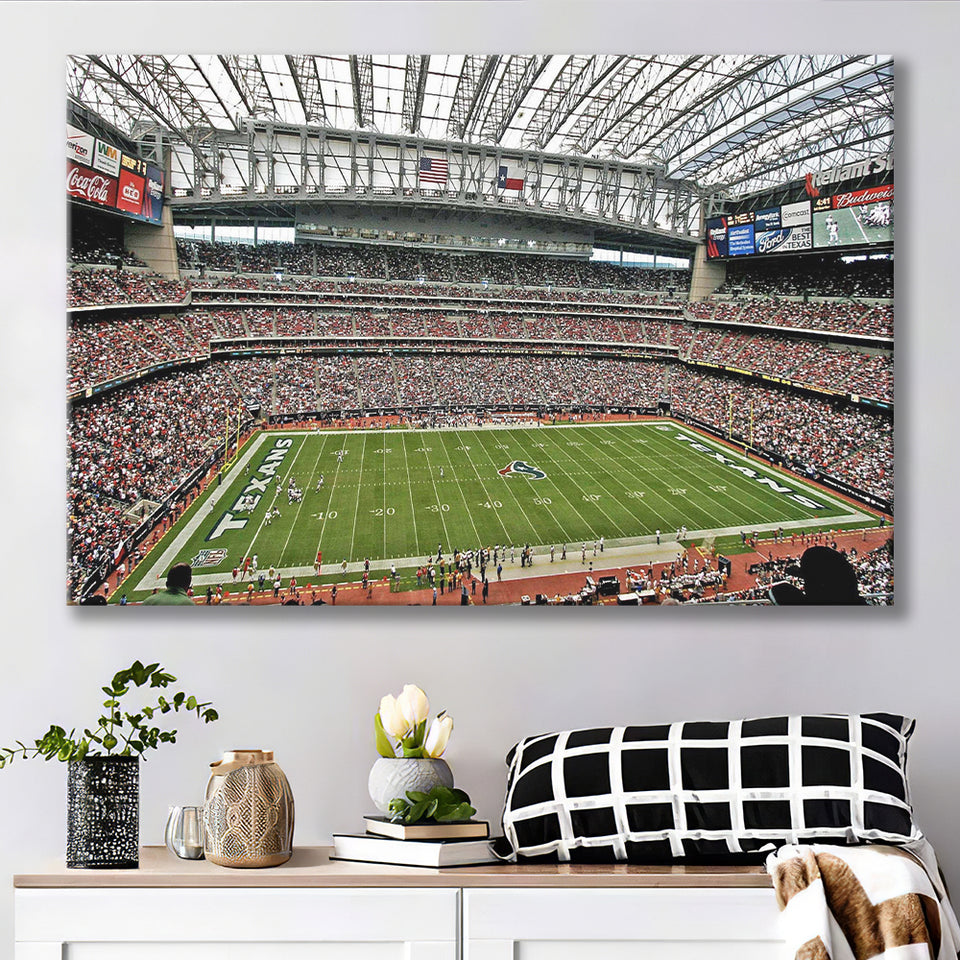 Houston Texans Wall Art NRG Stadium Canvas Prints Reliant,Sport Stadium Art Prints, Fan Gift, Wall Decor