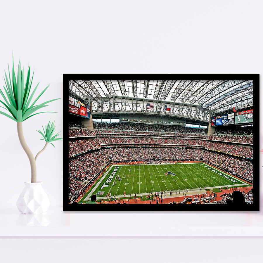 NRG Stadium Football Stadium Print, Houston Texans Football