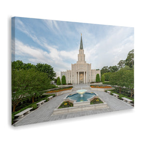 Houston Texas Temple Reopens After Rededication Canvas Wall Art - Canvas Prints, Prints for Sale, Canvas Painting, Canvas On Sale