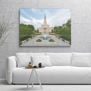 Houston Texas Temple Reopens After Rededication Canvas Wall Art - Canvas Prints, Prints for Sale, Canvas Painting, Canvas On Sale