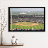 Howard J Lamade Stadium Framed Canvas Prints Wall Art Little League,Sport Stadium Art Prints, Fan Gift