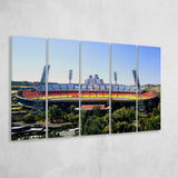 Hrazdan Stadium, Stadium Canvas, Sport Art, Gift for him, Multi Panels B, Canvas Prints Wall Art Decor