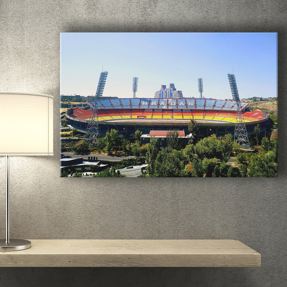 Hrazdan Stadium, Stadium Canvas, Sport Art, Gift for him, Fan Gift, Canvas Prints Wall Art Decor