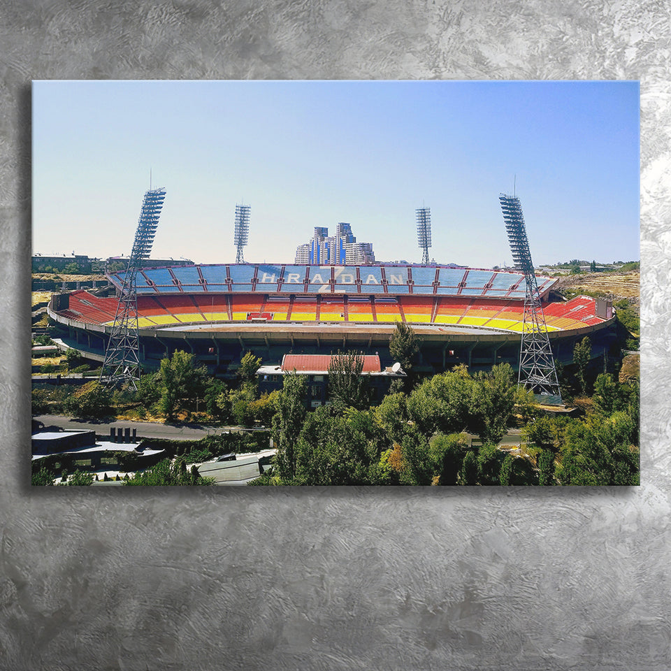 Hrazdan Stadium, Stadium Canvas, Sport Art, Gift for him, Fan Gift, Canvas Prints Wall Art Decor