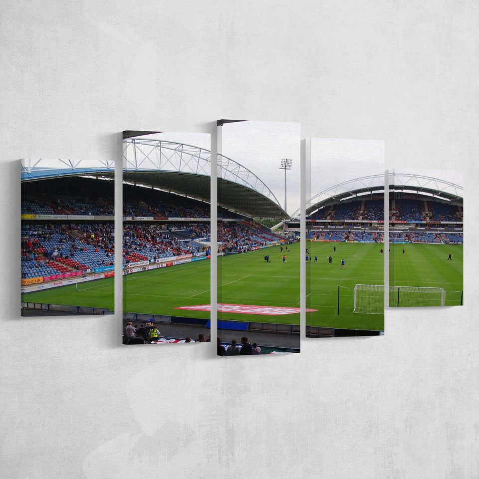 Huddersfield Town Stadium Canvas Prints Galpharm Stadium Wall Art Kirklees,Multi Panels,Sport Stadium Art Prints, Fan Gift