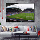 Huddersfield Town Stadium Framed Canvas Prints Galpharm Stadium Wall Art Kirklees,Sport Stadium Art Prints, Fan Gift
