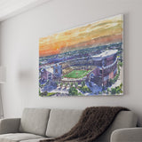 Huntington Bank Stadium Minnesota Football Stadium Watercolor, Sport Art Prints Fan Gift, Canvas Prints Wall Art Decor
