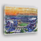 Huntington Bank Stadium Minnesota Football Stadium Watercolor, Sport Art Prints Fan Gift, Canvas Prints Wall Art Decor