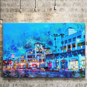 Huntington Beach Canvas Prints Wall Art Decor - Painting Canvas, Art Print, Home Decor, Ready to Hang