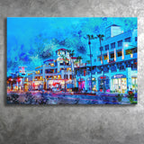 Huntington Beach Canvas Prints Wall Art Decor - Painting Canvas, Art Print, Home Decor, Ready to Hang