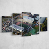 Husky Stadium Canvas Prints Washington Huskies Wall Art American,Multi Panels,Sport Stadium Art Prints, Fan Gift
